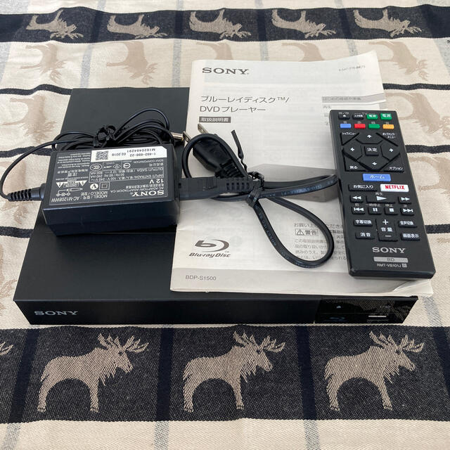 SONY(ソニー)の【中古】ソニー　ブルーレイDVDプレーヤー スマホ/家電/カメラのテレビ/映像機器(ブルーレイプレイヤー)の商品写真