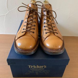 トリッカーズ(Trickers)のトリッカーズ モンキーブーツ UK8.5 エイコンアンティーク M6077(ブーツ)