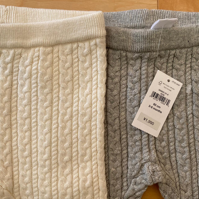 babyGAP(ベビーギャップ)のレギンス ケーブルニットセーターレギンス  2枚セット　　お値打ち! キッズ/ベビー/マタニティのベビー服(~85cm)(その他)の商品写真