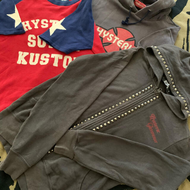 HYSTERIC GLAMOUR(ヒステリックグラマー)のヒステリックグラマー☆三点セット＆オマケのバッグ メンズのトップス(パーカー)の商品写真