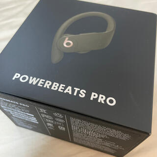 ビーツバイドクタードレ(Beats by Dr Dre)のPowerbeats Pro モス　美品　メーカー交換済み品(ヘッドフォン/イヤフォン)
