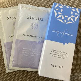 メビウス製薬☆シミウスSモイストクレンジングジェル＆プレミアムマスクパック(クレンジング/メイク落とし)