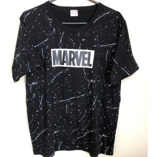 マーベル(MARVEL)の【MARVEL】Tシャツ　メンズ　Lサイズ　ブラック(Tシャツ/カットソー(半袖/袖なし))