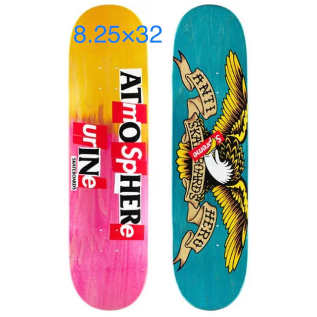 Supreme ANTIHERO Skateboard Multi Pink