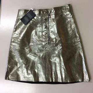 ザラ(ZARA)の新品 ZARA レザースカート M(ミニスカート)