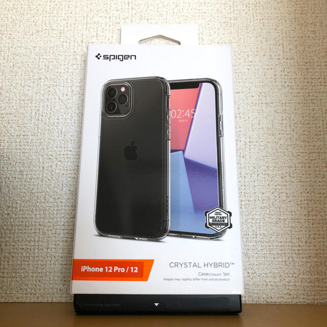 Spigen(シュピゲン)のiPhone12Pro/12 ケース　クリスタルハイブリッド　シュピゲン スマホ/家電/カメラのスマホアクセサリー(iPhoneケース)の商品写真