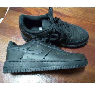 ナイキ(NIKE)のNIKE 20cm エアフォースワン 黒 スニーカー キッズ  新品 未使用(スニーカー)