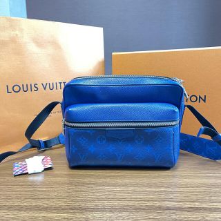 ルイヴィトン(LOUIS VUITTON)のルイヴィトン　タイガラマ　メッセンジャーPM ブルー(メッセンジャーバッグ)