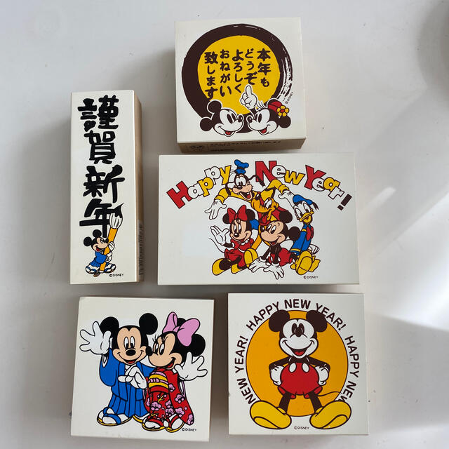 Disney(ディズニー)のディズニー　ハンコセット インテリア/住まい/日用品の文房具(印鑑/スタンプ/朱肉)の商品写真