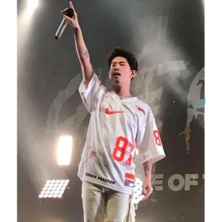 ナイキ(NIKE)のワンオク　タカ　Heron Preston Nike フットボールジャージ(Tシャツ/カットソー(半袖/袖なし))