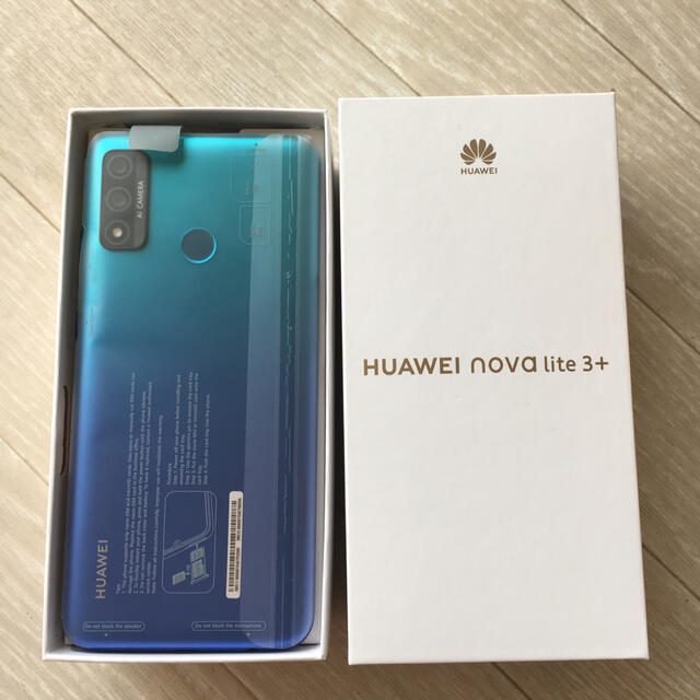 HUAWEI nova lite 3+ Blue SIMフリー 新品未使用