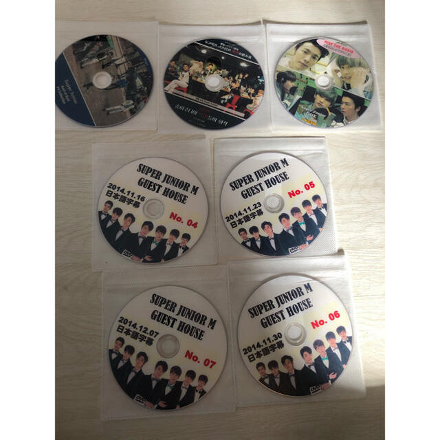 SUPER JUNIOR(スーパージュニア)のSUPERJUNIOR DVDまとめ10枚 エンタメ/ホビーのCD(K-POP/アジア)の商品写真