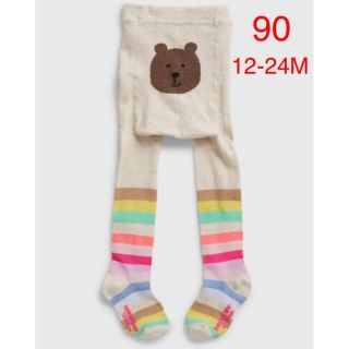 ベビーギャップ(babyGAP)の【新品】babygap くまさんタイツ 90(靴下/タイツ)