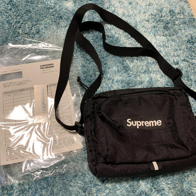 supreme shoulder bag 19ss black - ショルダーバッグ