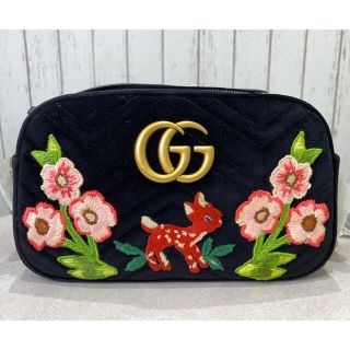 GUCCI グッチ バンビ 刺繍 ショルダーバック ファッション通販 www.m