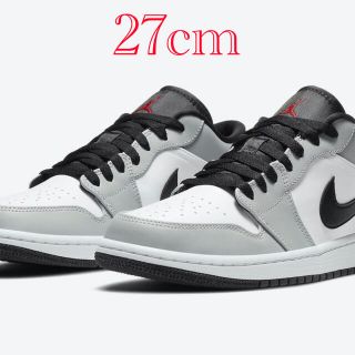 ナイキ(NIKE)のNIKE AIR JORDAN 1 LOW LIGHT SMOKE GREY(スニーカー)