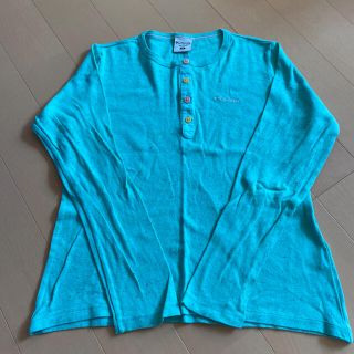 コロンビア(Columbia)のコロンビア　レディース　トップス　長袖　綿素材　M アウトドア　キャンプ(Tシャツ(長袖/七分))