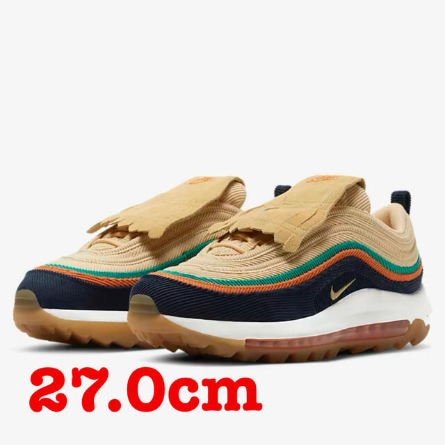 27.0 NIKE エアマックス97 ゴルフシューズ