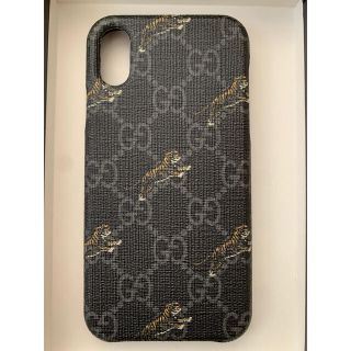 グッチ(Gucci)のGUCCI スマホケース　iPhoneX/XS対応　タイガープリント(iPhoneケース)