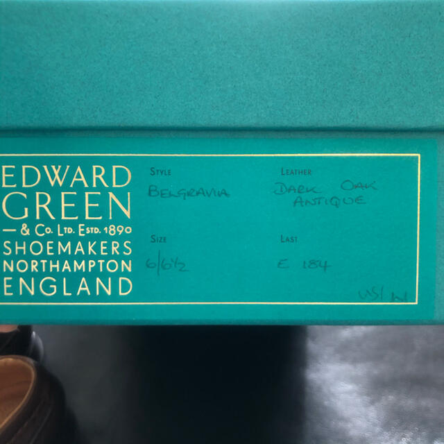 EDWARD GREEN(エドワードグリーン)の【はりへい様専用】EDWARD GREEN Belgravia 6 メンズの靴/シューズ(ドレス/ビジネス)の商品写真