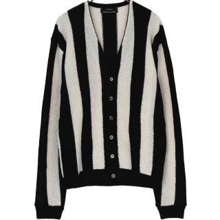 アンユーズド(UNUSED)のUS1869 STRIPE ALPACA CARDIGAN(カーディガン)