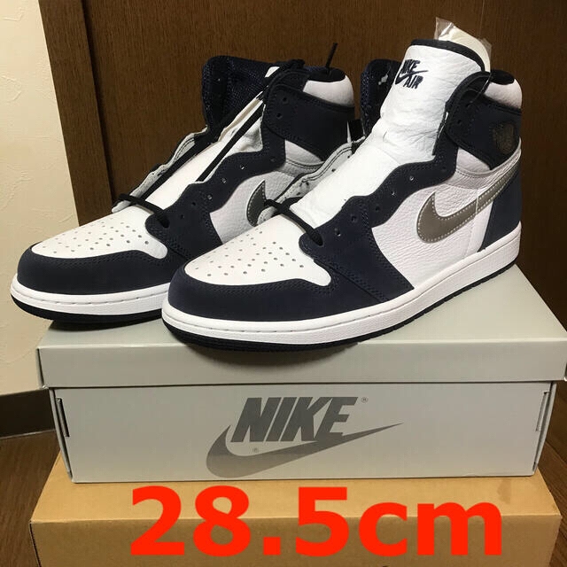 ナイキ　エアジョーダン1  HIGH Midnight navy