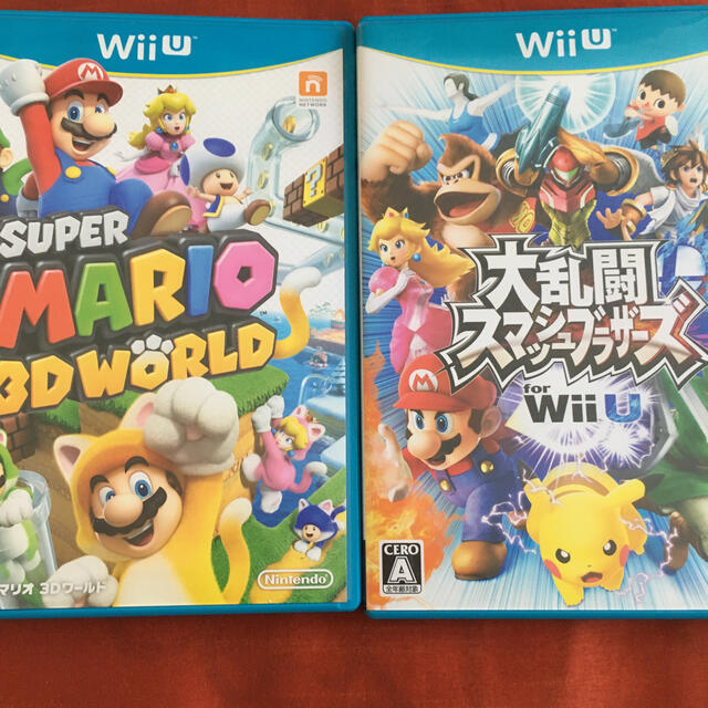 Wii U(ウィーユー)の大乱闘スマッシュブラザーズ スーパーマリオ 3Dワールド wiiu ソフト  エンタメ/ホビーのゲームソフト/ゲーム機本体(家庭用ゲームソフト)の商品写真