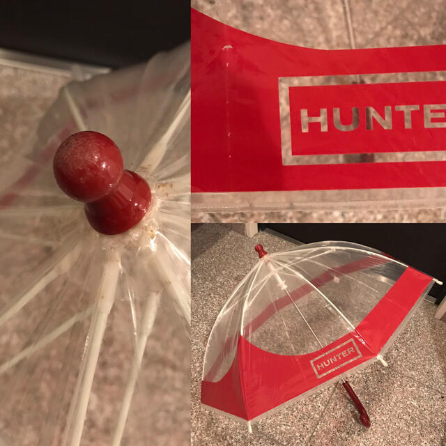 HUNTER(ハンター)のキッズ用 HUNTER レインブーツ16cm & 傘 キッズ/ベビー/マタニティのキッズ靴/シューズ(15cm~)(長靴/レインシューズ)の商品写真