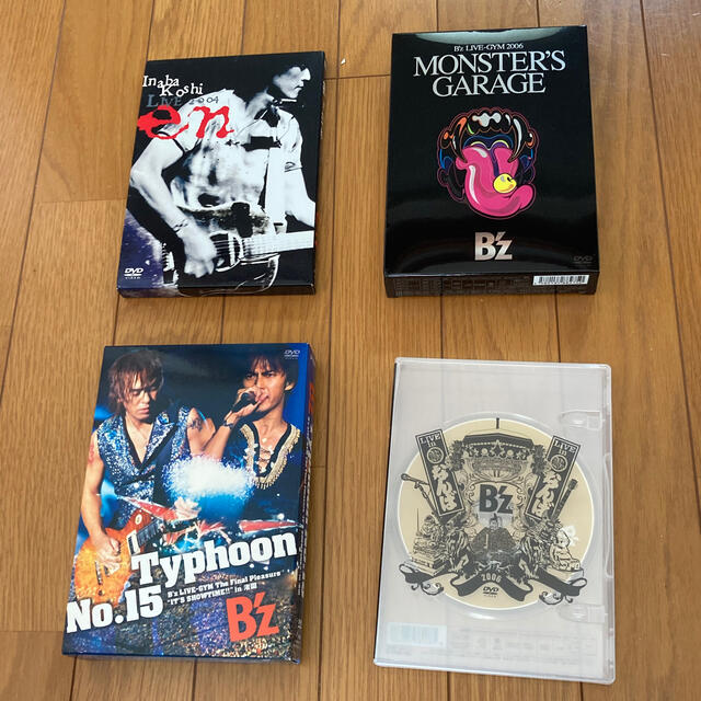 B'z  稲葉浩志　ライブDVD 4枚セット販売