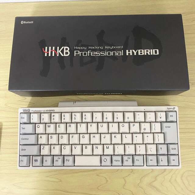 PC/タブレット PC周辺機器 HHKB Professional HYBRID Type-S 日本語配列／白の通販 by ikda.'s 