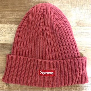 シュプリーム(Supreme)のsupreme ニットキャップ　ピンク　ニット帽(ニット帽/ビーニー)