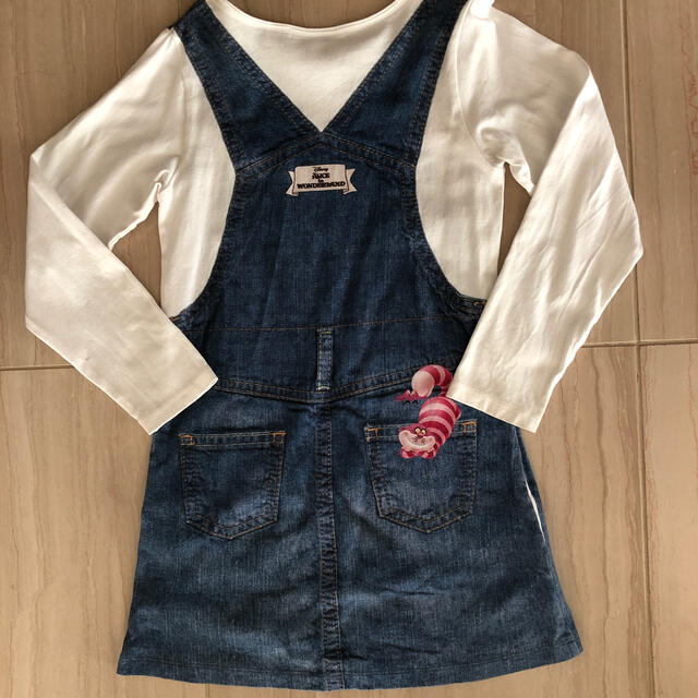 Disney(ディズニー)のストンプスタンプ転写ワンピース140(130) キッズ/ベビー/マタニティのキッズ服女の子用(90cm~)(ワンピース)の商品写真