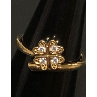 スタージュエリー(STAR JEWELRY)のスタージュエリー クローバー ダイヤモンド 0.04 K18 リング 値下げ(リング(指輪))