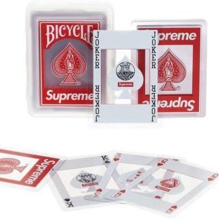 シュプリーム(Supreme)のsupreme bicycle clear playing cards red(トランプ/UNO)