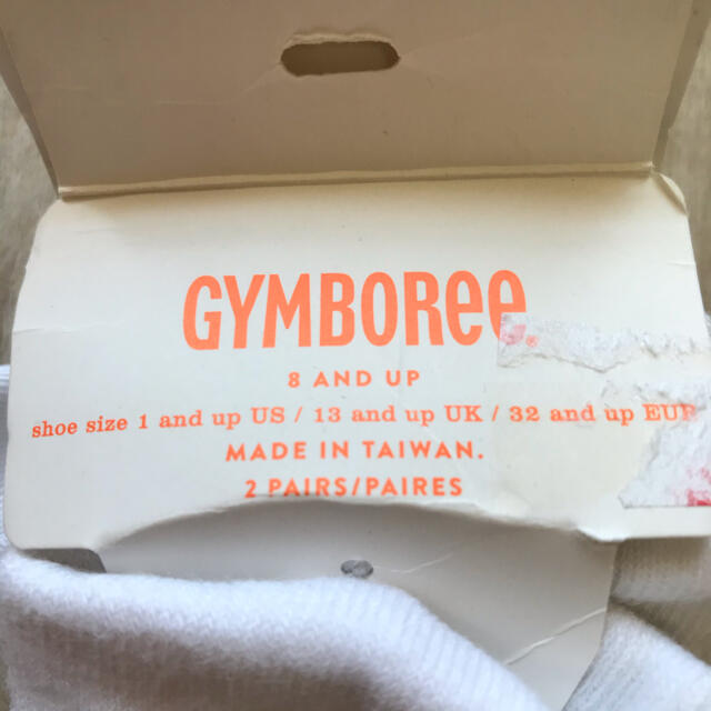 GYMBOREE(ジンボリー)の即購入不可様専用　GYMBOREE 　靴下　白　19cm 20cm 女の子 キッズ/ベビー/マタニティのこども用ファッション小物(靴下/タイツ)の商品写真