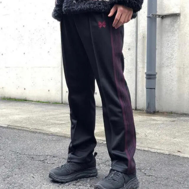 is-ness ワイドシルエット トラックパンツ ブラック イズネス 注目商品