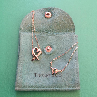 ティファニー(Tiffany & Co.)のティファニーラビングハートシルバーネックレス(ネックレス)