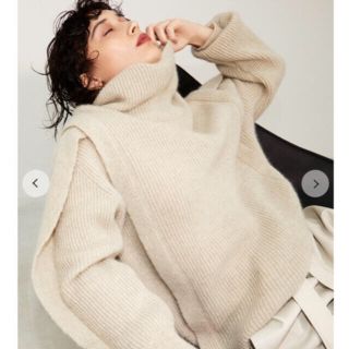 frayid 完売 値下げ ヤクタートルプルオーバー ニット アイボリー