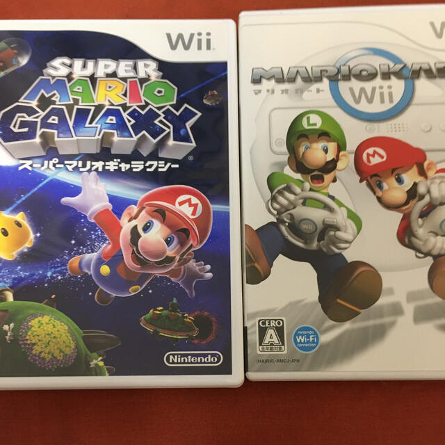 Wii スーパーマリオギャラクシー Wii マリオカート Wii ソフト カセットの通販 By りんご S Shop ウィーならラクマ