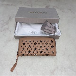 ジミーチュウ(JIMMY CHOO)の新品ジミーチュウJIMMY CHOO FILIPA  星スタッズ　レザー　長財布(財布)