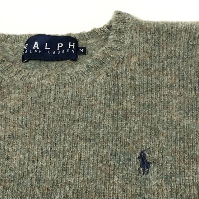 Ralph Lauren(ラルフローレン)のRALPH LAUREN ラルフローレン★長袖ニット セーター ワンポイント刺繍 レディースのトップス(ニット/セーター)の商品写真