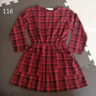 ザラキッズ(ZARA KIDS)の116 起毛ワンピース(ワンピース)