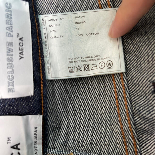 YAECA(ヤエカ)のYAECA  DENIM PANTS WIDE TAPERED 10-12W メンズのパンツ(デニム/ジーンズ)の商品写真