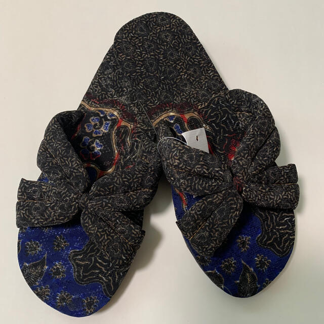バリ バティック サンダル ブルー系 レディースの靴/シューズ(サンダル)の商品写真