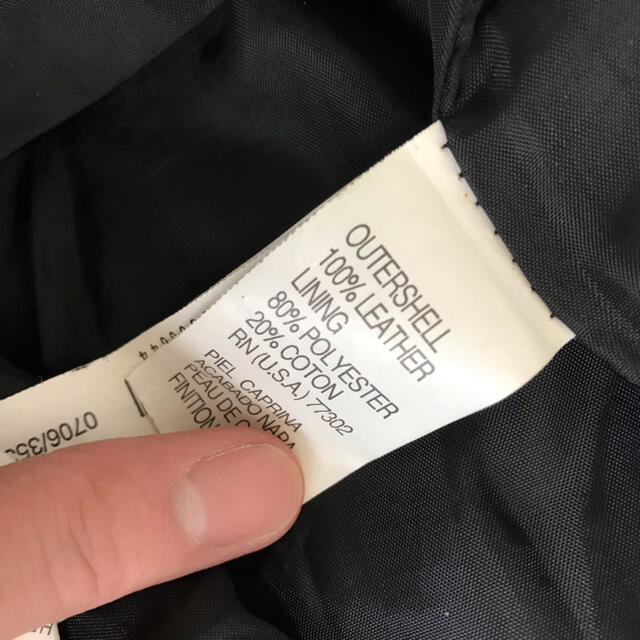 ZARA レザージャケット 本革 メンズ Lサイズ - レザージャケット