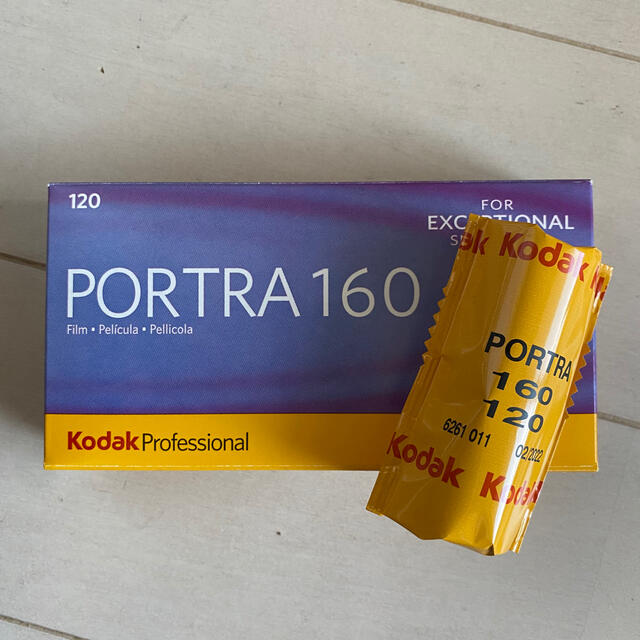 Kodak portra 160 中判 ネガフィルム 1パック 5本 3-