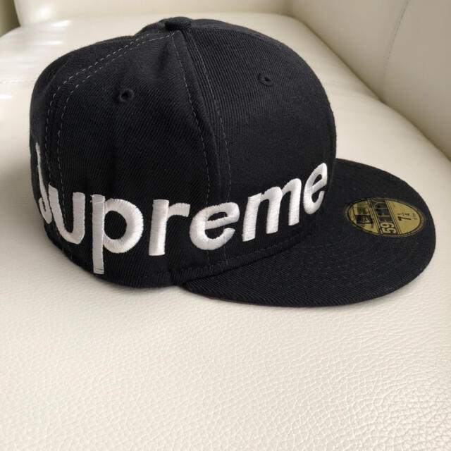 Supreme  ニューエラ　キャップ　サイドロゴキャップ　57.7cm