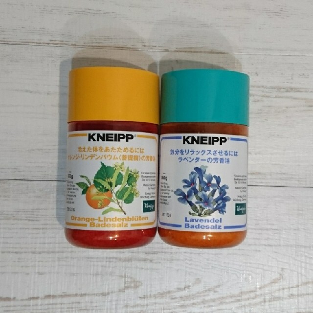 Kneipp(クナイプ)のクナイプ バスソルト KNEIPP ラベンダー、オレンジリンデンバウム 850g コスメ/美容のボディケア(入浴剤/バスソルト)の商品写真