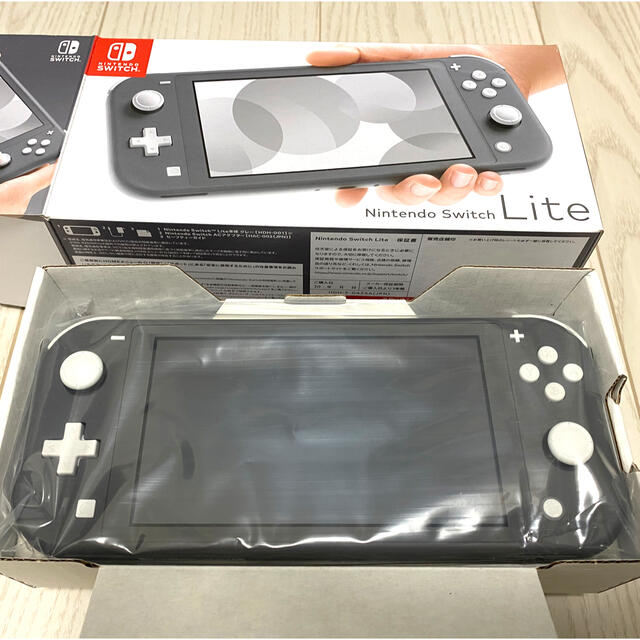 ゲームソフトゲーム機本体Nintendo Switch Liteグレー　美品