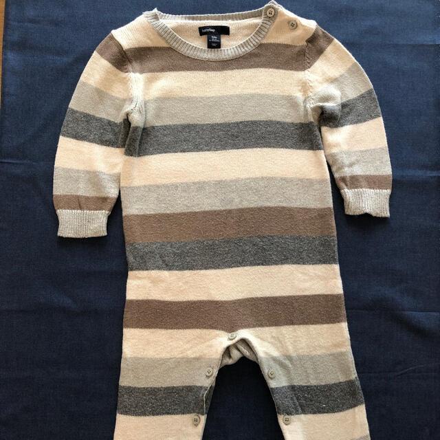 babyGAP(ベビーギャップ)のbaby GAP ニットロンパース キッズ/ベビー/マタニティのベビー服(~85cm)(ロンパース)の商品写真